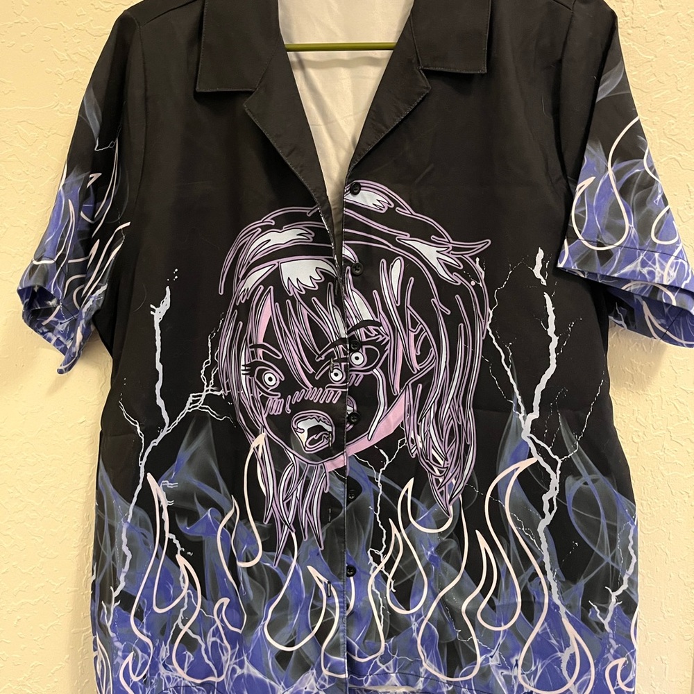 Anime Girl Button up